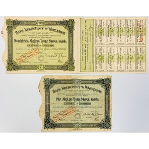 Bank Kredytowy w Warszawie, Em.11, 5x, 20x 1.000 mkp 1923 (2szt)