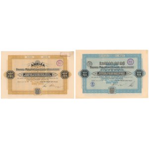Bank Małopolski, 400 i 10.000 koron 1920-1921 (2szt)