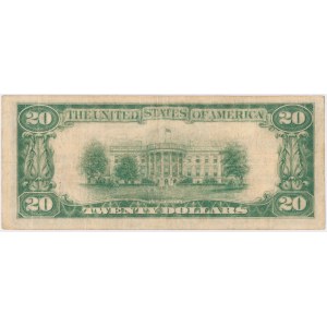 USA, 20 dollars 1928, National Currency, Philadelphia, C