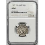 50 groszy 1923 - Le Locle - NGC MS62