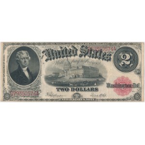 USA, 2 dollars 1917