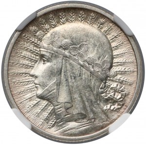 Głowa Kobiety 2 złote 1933 - NGC MS63