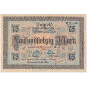 Memel (Kłajpeda), 75 mk 1922