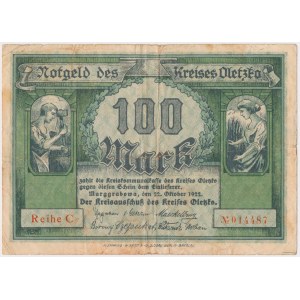 Oletzko (Olecko), 100 mk 1922