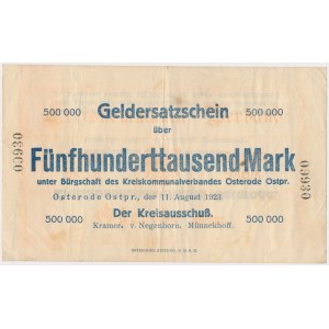 Osterode (Ostróda), 500.000 mk 1923