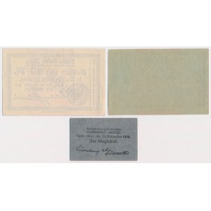 Culm (Chełmno), 2x 10 pfg i 50 pfg 1916-1921 (3szt)