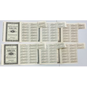 Superfosfat, 1, 10 i 25 zł 1924 - imienne i na okaziciela (6szt)