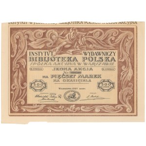 Instytut Wydawniczy Bibljoteka Polska, Em.2, 500 mkp 1921