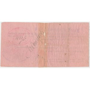 Zawiercie, Bank Handlowy, 1 rubel 1914