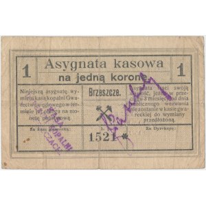 Brzeszcze, Kopalnia Gwarectwa węglowego, 1 korona (1919)