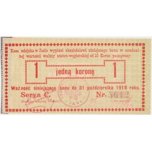 Jasło, Kasa Miejska, 1 korona 1919