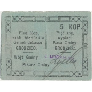 Grodziec, 5 kopiejek (1914-1916)
