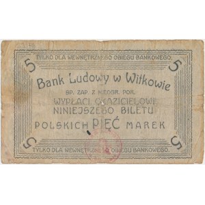 Witkowo, Bank Ludowy, 5 marek 1919