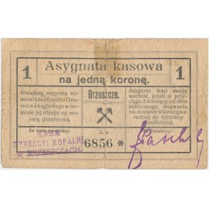 Brzeszcze, Kopalnia Gwarectwa węglowego, 1 korona (1919) - podlepka