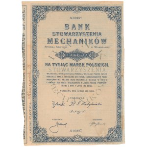 Bank Stowarzyszenia Mechaników, 1.000 mkp 1921