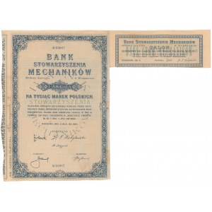Bank Stowarzyszenia Mechaników, 1.000 mkp 1921