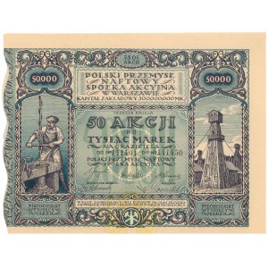Polski Przemysł Naftowy, Em.3, 50x 1.000 mk 1923