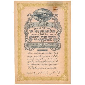 W. Kucharski i S-ka, Em.3, 10x 700 mkp 1923