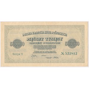 500.000 mkp 1923 - 6 cyfr - Y