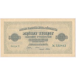 500.000 mkp 1923 - 6 cyfr - Y