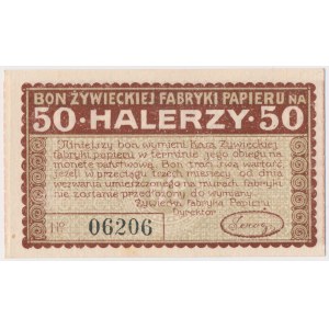 Żywiec, Fabryka Papieru, 50 halerzy (1919)