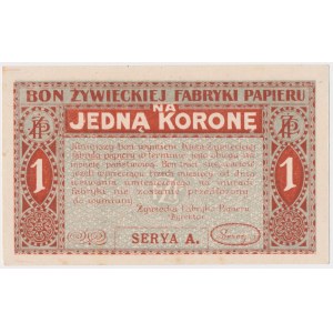 Żywiec, Fabryka Papieru, 1 korona (1919)