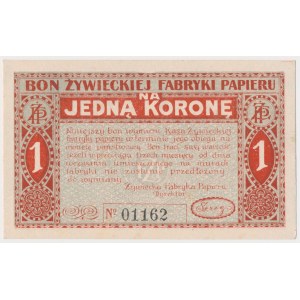 Żywiec, Fabryka Papieru, 1 korona (1919)