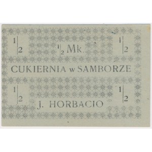 Sambor, Cukiernia J. HORBACIO, 1/2 marki - blankiet