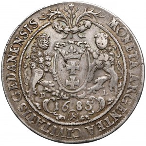 Jan III Sobieski, TALAR Gdańsk 1685 DL - RZADKOŚĆ