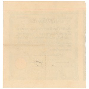 Sp. Handlowa w Kazimierzy Wielkiej, Udział na 15.000 marek 1920