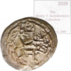 Mieszko III, Brakteat łaciński - Książe na koniu - ex KAROLKIEWICZ