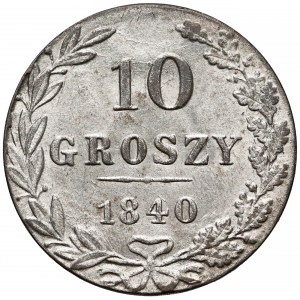 10 groszy 1840 MW, Warszawa