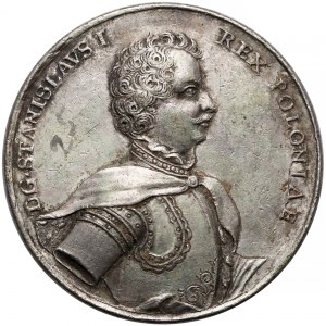 Stanisław Leszczyński, XIX-wieczna KOPIA medalu koronacyjnego 1705 