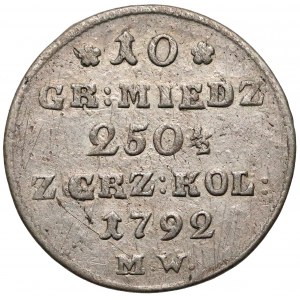 Poniatowski, 10 groszy 1792 M.W.