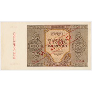 WZÓR 1.000 złotych 1945 - Ser.Dh