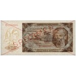 SPECIMEN 10 złotych 1948 - D 0000000