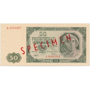 SPECIMEN 50 złotych 1948 - A