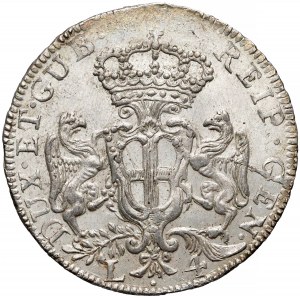 Włochy, Genua, 4 liry 1792