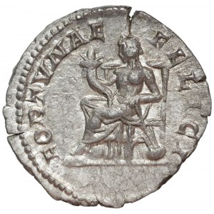 Cesarstwo, Julia Domna (żona Septymiusza Sewera) Denar Rzym (207) - Fortuna