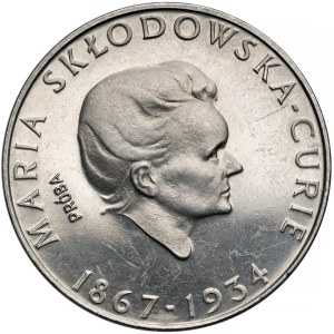 Próba NIKIEL 100 złotych 1974 Skłodowska - w prawo