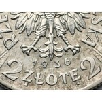 Piłsudski 2 złote 1936 - rzadki rocznik 