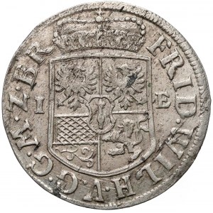 Prusy-Brandenburgia, Fryderyk Wilhelm, 1/12 talara 1687 IE