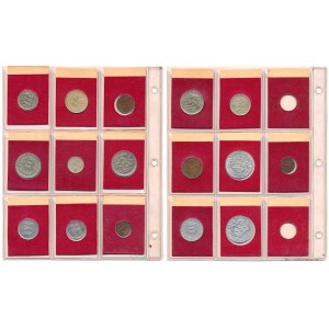Estonia, zestaw monet w kartach (16szt)