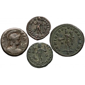 Neron, Dioklecjan, Konstantyn I i Licyniusz I, zestaw (4szt)