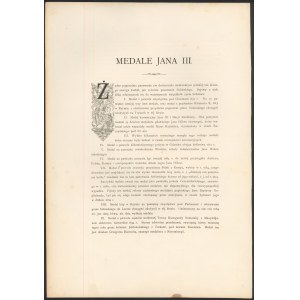 Medale Jana III