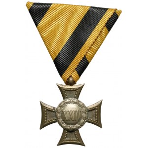 Krzyż Służby Wojskowej, III wydanie (1890-1913) za 24 lata