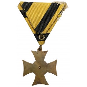 Krzyż Służby Wojskowej, II wydanie (1867-1890) za 24 lata