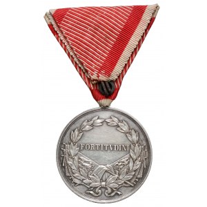 Medal za Odwagę, Karol, Srebrny I. Klasy - dla Oficerów 