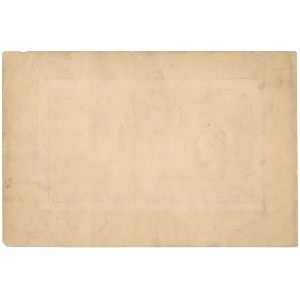 UNIKALNY Bon skarbowy 100.000 franków 1920 - na koszty druku banknotów złotowych emisji 1919