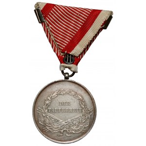 Medal za Odwagę, Franciszek Józef, Srebrny I. Klasy - 2.nadanie
